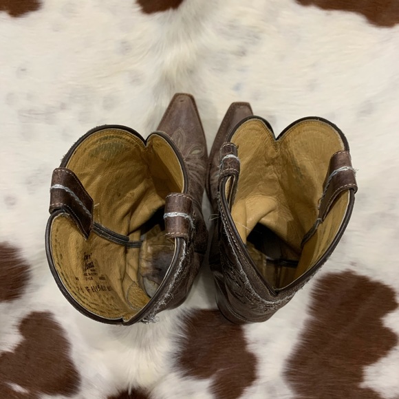 TONY LAMA • Leather Boots “Chocolate Rancho” - Picture 11 of 16